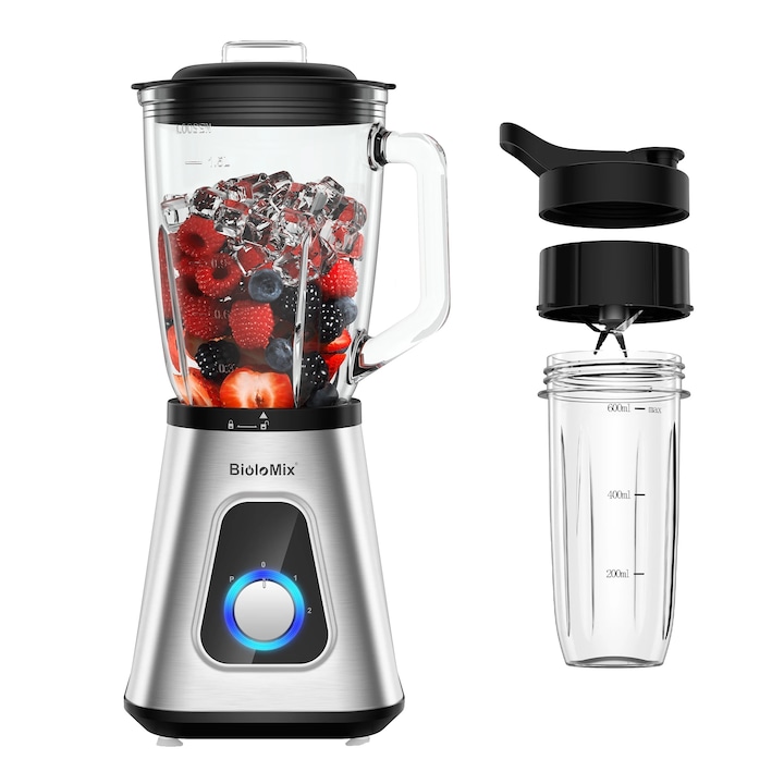 Blender electric, multifunctional, 3L-1.5L-0.5L, putere 9500W, priza EU