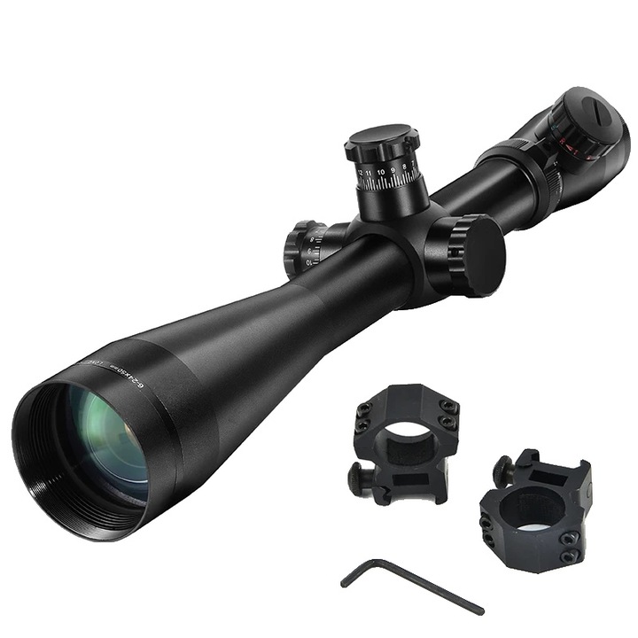 Прицел, 6-24x50, червена и зелена подсветка, 20мм