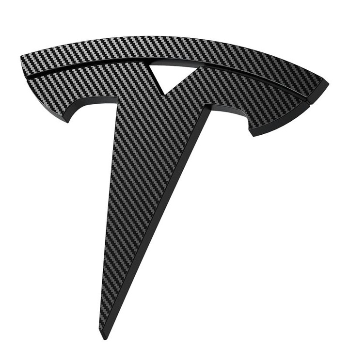 Spigen Tesla Full Cover első embléma, kompatibilis a Tesla Model 3 2025/2024 Highland modellel, fekete