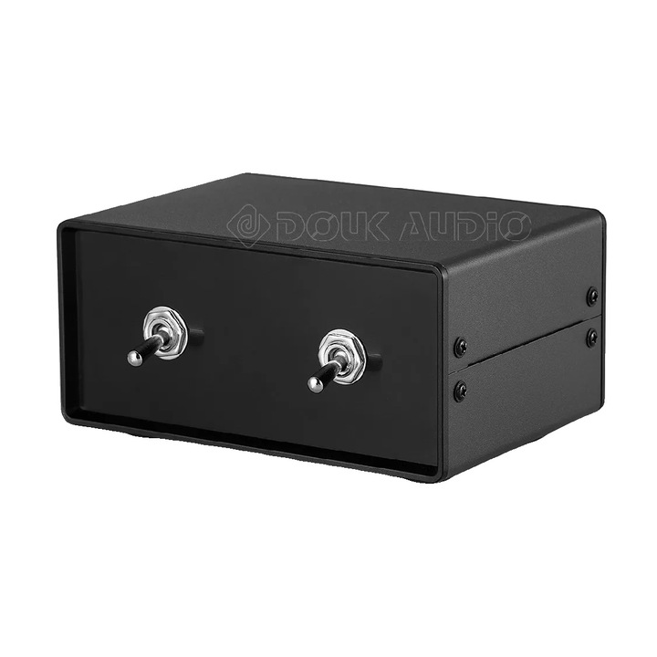 Audio kapcsoló, 2 csatornás, 1000W, kompakt kivitel, passzív áramkör