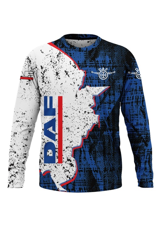 Bluza barbati DAF 102.73, maneca lunga, multicolor