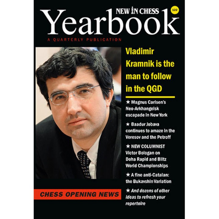 Yearbook 122: Chess Opening News, Wydawnictwo New in Chess, deschideri de sah, exercitii practice, hardcover