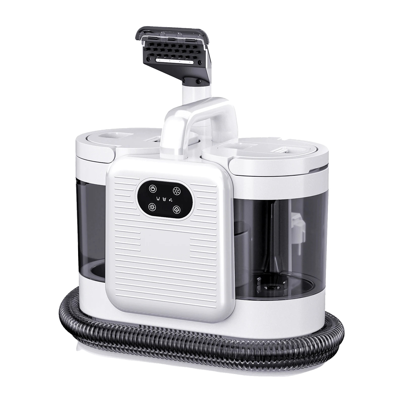 Aspirator pentru curatarea tapiteriei, 1650W, putere de aspiratie 15kPa, design cu doua rezervoare
