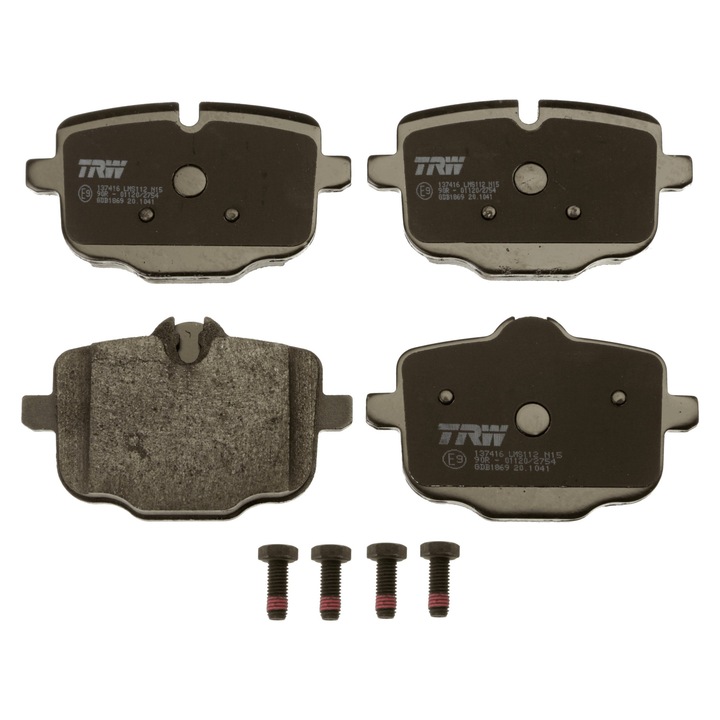 TRW fékbetétek, BMW 5 (F10) 2010, 17.8mm vastagság, 116mm szélesség