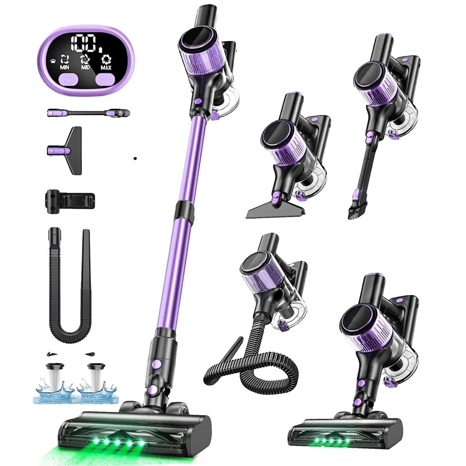 Aspirator fara fir, 10 in 1, Mov, 3 kg