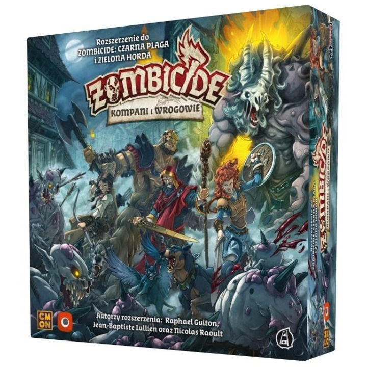 Настолна игра, PORTAL GAMES, Zombicide Kompani i Wrogowie, многоцветен, 0x32x32cm