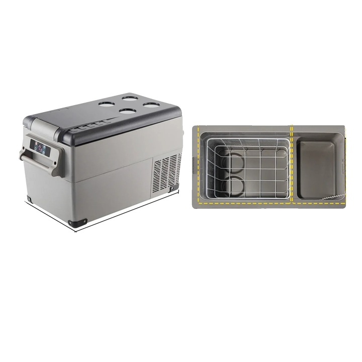 Frigider auto portabil, sistem de racire eficient, design compact, 35L