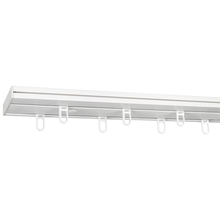 Set sina de tavan, 130 cm, alba, cu calareti click si masca - eMAG.ro