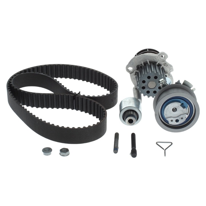 Bosch vízpumpa és vezérműszíj készlet, 1143mm, 120 fog, 30mm széles