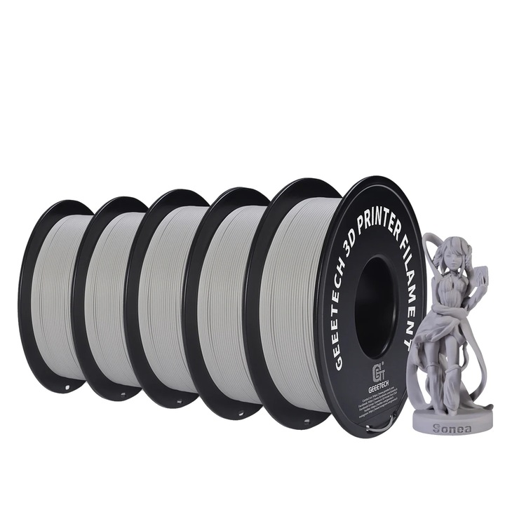 3D Filament, Matt Világosszürke, 1.75mm, 1kg, FDM nyomtatókhoz