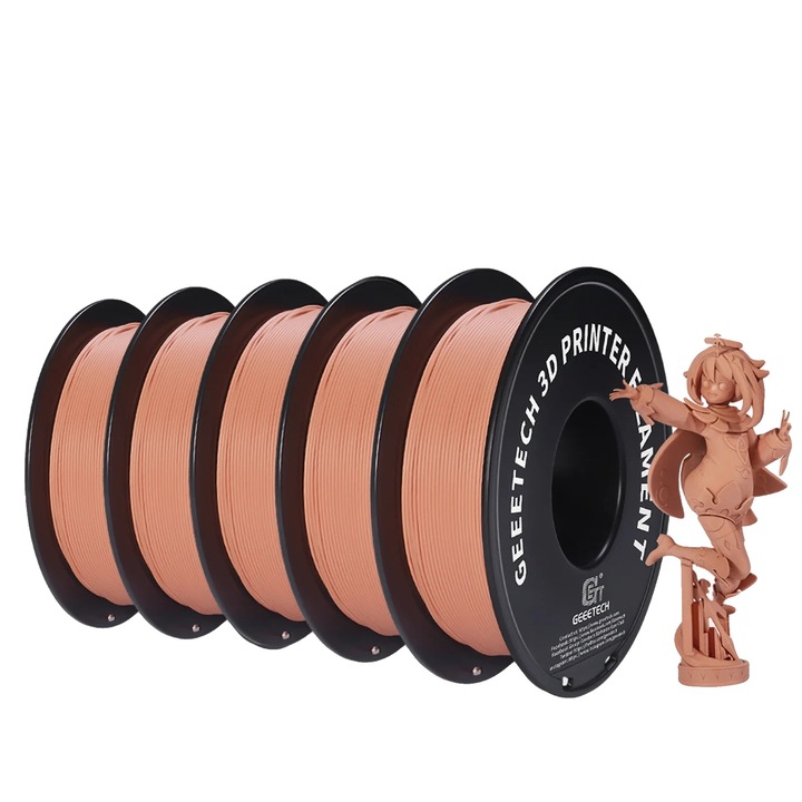 3D filament, 1.75 mm, narancssárga, 1 kg, matt textúra, széles körű kompatibilitás