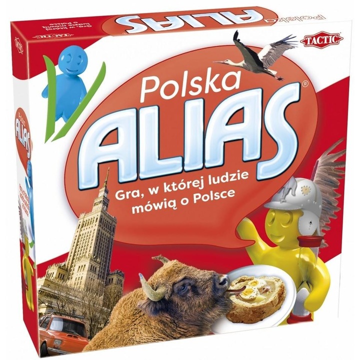 Tactic Társasjáték, Alias Polska, 1800 szó, 4+ játékos számára