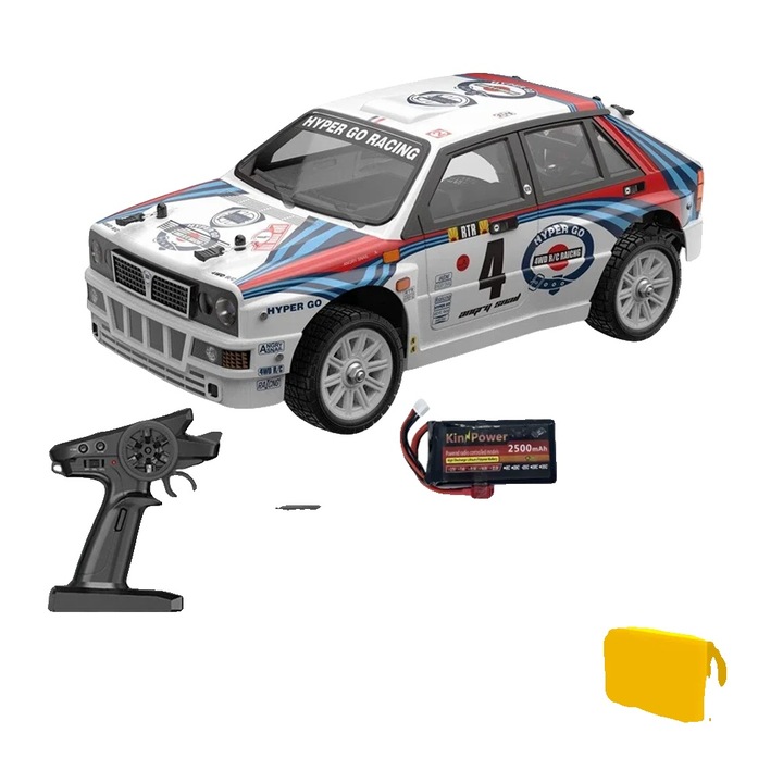 Masinuta cu telecomanda, motor brushless, design durabil pentru off-road, 14302 2B Foam Box, 32x15.3x11.2cm