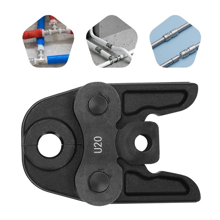 Cleste de crimpare pentru tevi, otel CR40, dimensiuni 16x32mm, design durabil