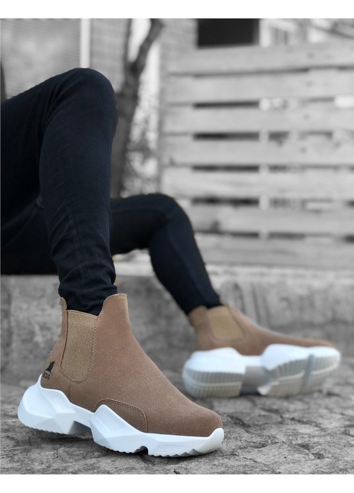 Férfi csizmák, Ökológiai bőr, Base, 362100, vízió