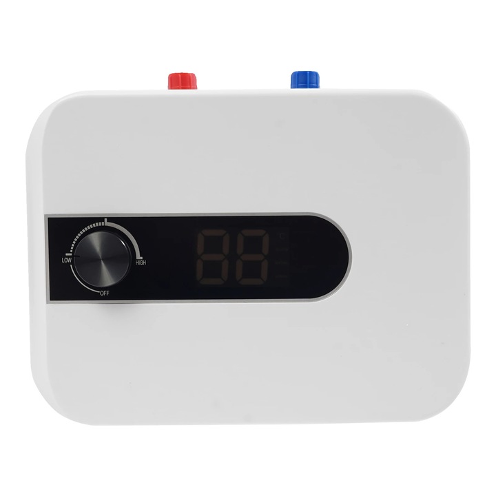 Încălzitor instant de apă electric, design compact, 1500W, alb, 6L