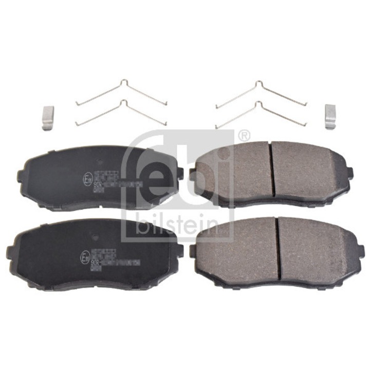 Febi első fékbetétek, 138,9x57,9x15,1mm, kopásérzékelővel, Mitsubishi Eclipse Crosshoz