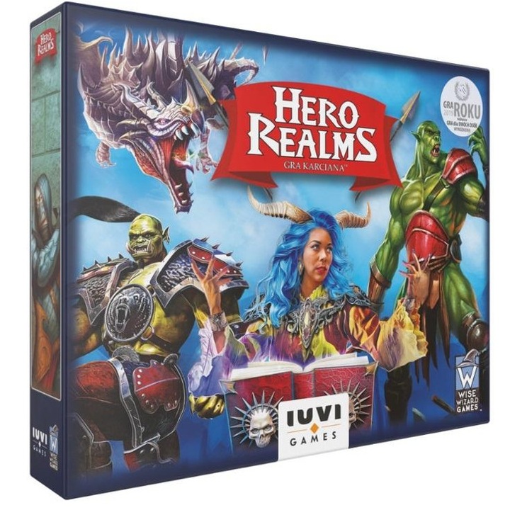Hero Realms: Kártyajáték, IUVI Games, 2-4 játékos, 144 kártya, komplett készlet