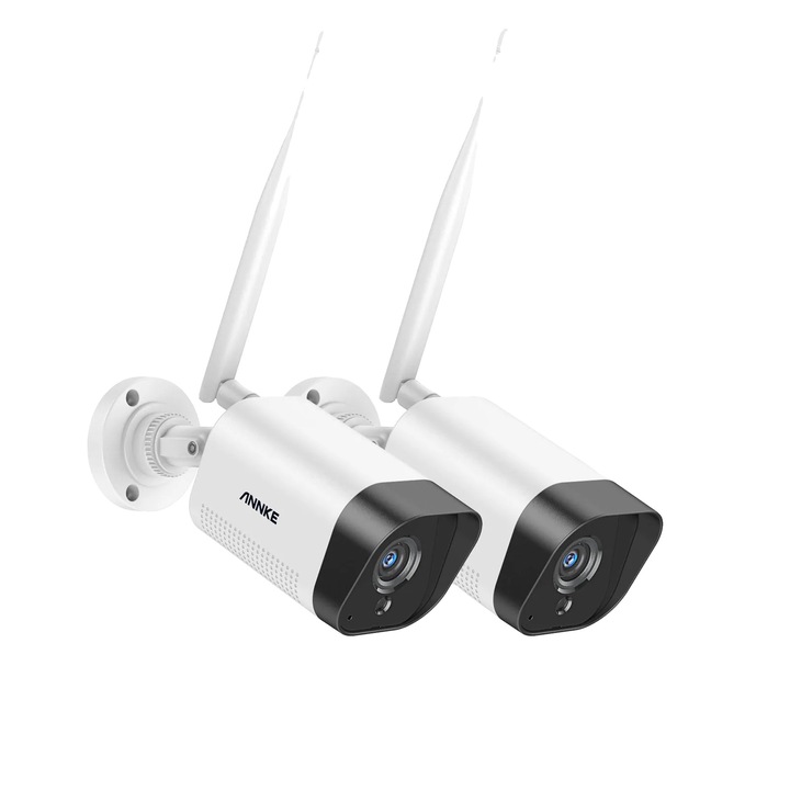 Камера за видеонаблюдение, 5MP, устойчив на атмосферни влияния дизайн, комплект 2 броя