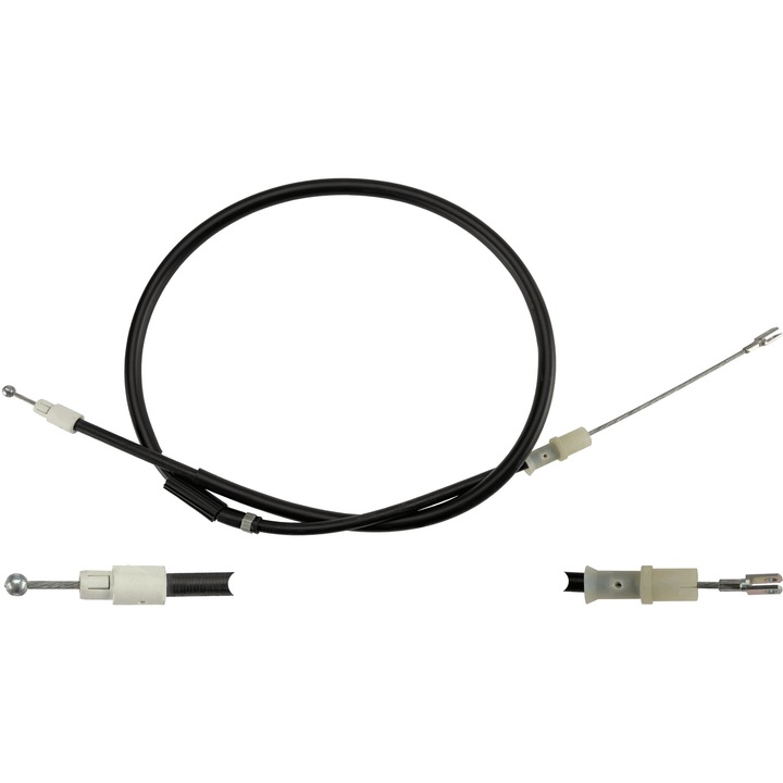 Kézifék Bowden, TRW, 1666x1407mm, tárcsafékes autókhoz