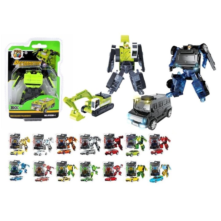 Pro Kids játéka robotok, fém, 6 sorozat, vegyes modellek, többszínű