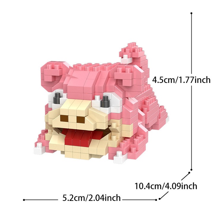 Миниатюрни блокчета, компактни и изящни, 200+ частици, размери приблизително 11.4cm x 4.8cm x 6.8cm, за да ви донесат завладяващо изживяване при сглобяване и декориране, колекцията за любителите на блокчета е най-добрият избор