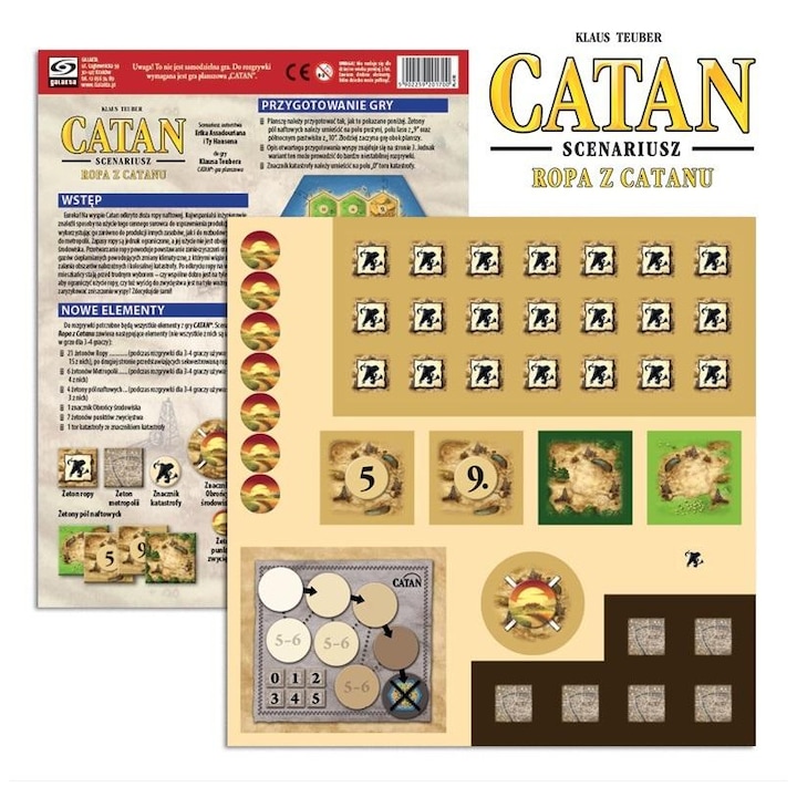 Extensie Joc de societate Catan: Ropa din Catanu, Galakta, 3-4 jucători, 75 min, 10+ ani