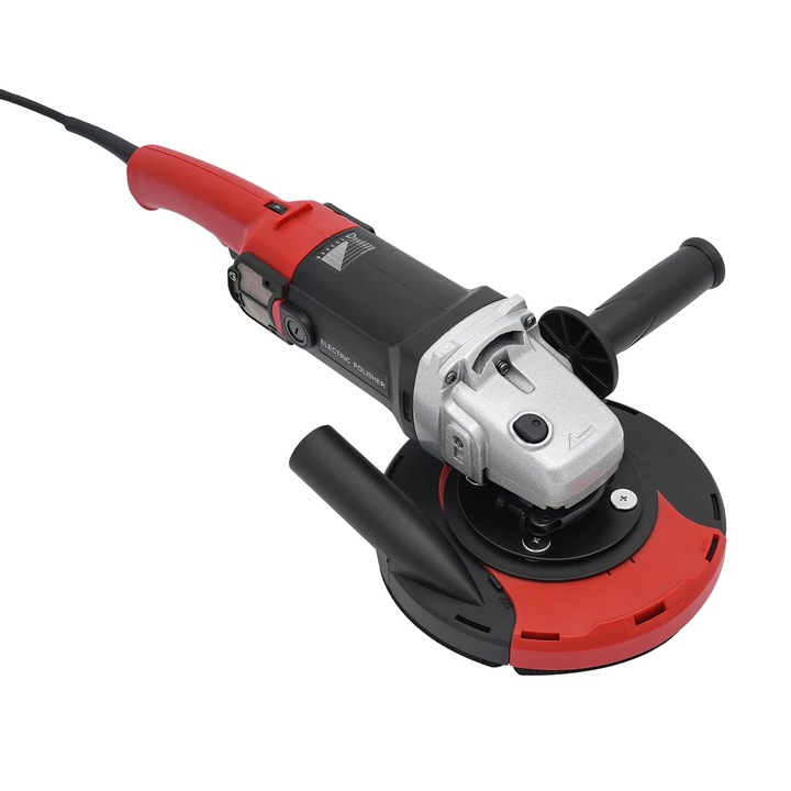 Polizor de beton, multifunctional, cu capac de praf, negru, 43x18.3cm