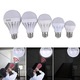 Bec LED cu senzor de sunet, 3W/5W/7W/9W/12W, alb, set