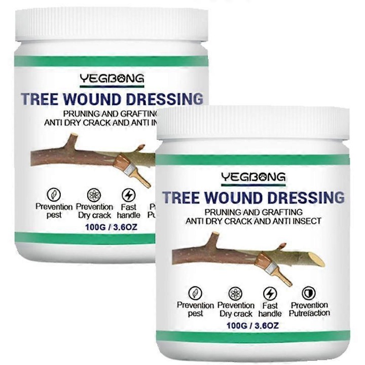 Agent de vindecare pentru arbori Yegbong, 100g cu pensula, ceara pentru altoire, 6.2x5.7cm, set 2 piese