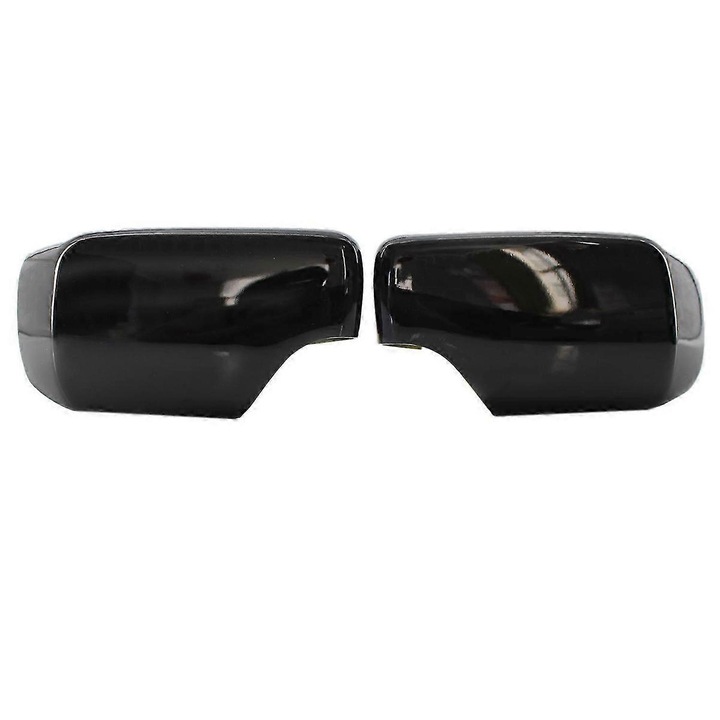 Capace oglinzi auto set pentru BMW E46/E39 3/5 Seria 1998-2005, negru lucios
