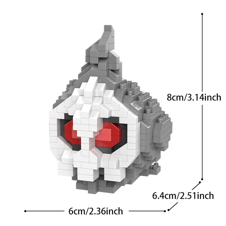 Миниатюрни блокчета, компактни и изящни, 200+ частици, размери приблизително 11.4cm x 4.8cm x 6.8cm, за да ви донесат завладяващо изживяване при сглобяване и декориране, колекцията за любителите на блокчета е задължителна
