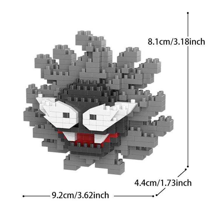 Миниатюрни блокчета, компактни и изящни, 200+ частици, размери приблизително 11.4см x 4.8см x 6.8см, за да ви донесат завладяващо изживяване при сглобяване и декориране, колекцията за любителите на блокчета е най-добрият избор