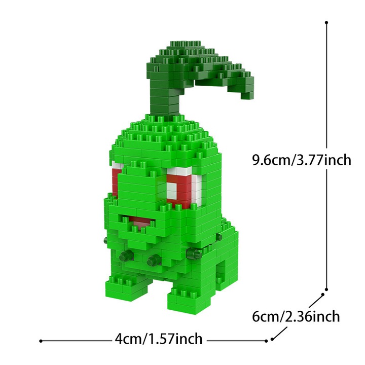 Миниатюрни блокчета, компактни и изящни, 200+ частици, размери приблизително 11.4cm x 4.8cm x 6.8cm, за да ви донесат завладяващо изживяване при сглобяване и декориране, колекцията за любителите на блокчета е най-добрият избор