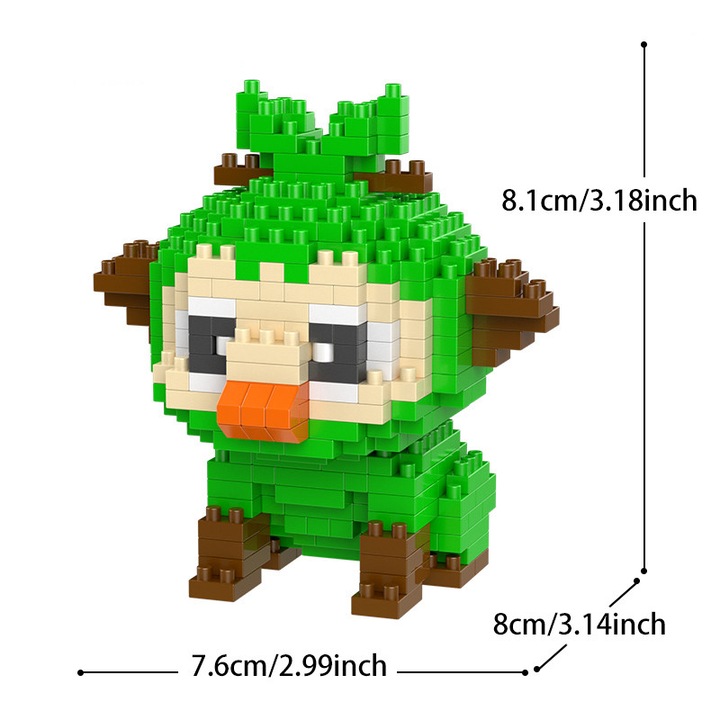 Particule de blocuri miniature, compacte si rafinate, 200 + particule, dimensiuni de aproximativ 11.4cm x 4.8cm x 6.8cm, pentru a va aduce o experienta de asamblare si decorare immersiva, colectia iubitorilor de blocuri este de ales