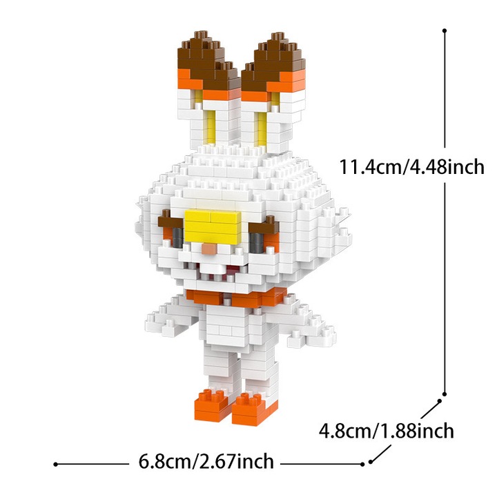 Миниатюрни блокчета, компактни и изящни, 200+ частици, размери приблизително 11.4cm x 4.8cm x 6.8cm, за да ви донесат завладяващо изживяване при сглобяване и декориране, колекцията за любителите на блокчета е най-добрият избор