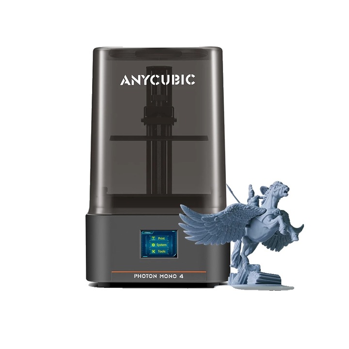 3D принтер Photon Mono 4, обем на печат 2.2L, XY резолюция 17x17mm, размери 153x87x165mm