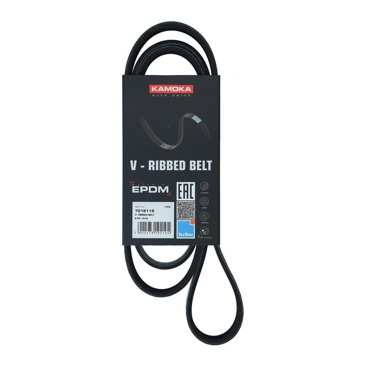 Задвижващ ремък, kamoka, 1510 мм