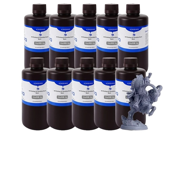 3D gyanta, szürke, 10kg, nagy pontosság, gyors keményedés