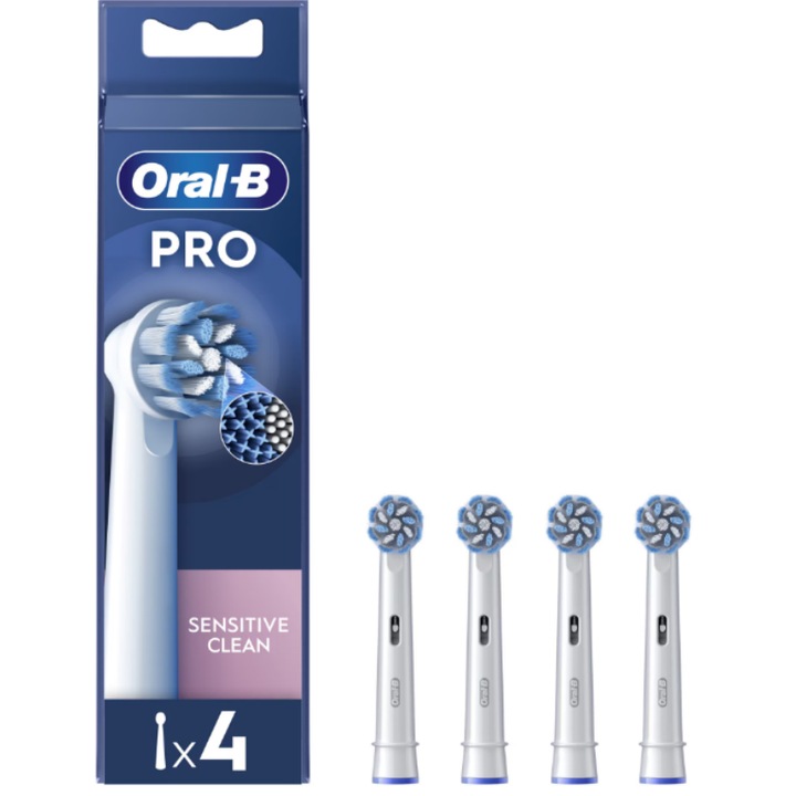 Rezerve periuta de dinti electrica Sensitive Clean, 4 buc