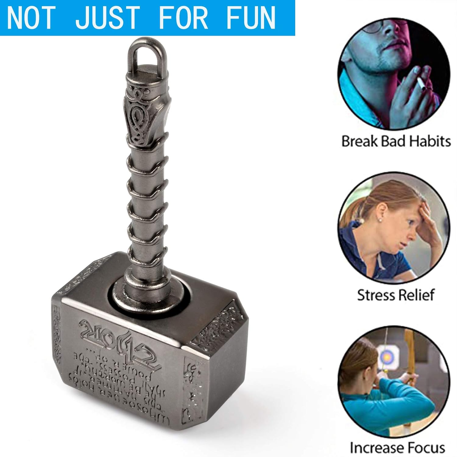 Fidget Spinner Premium Метален, PsAyl®, Антистрес, с Вида