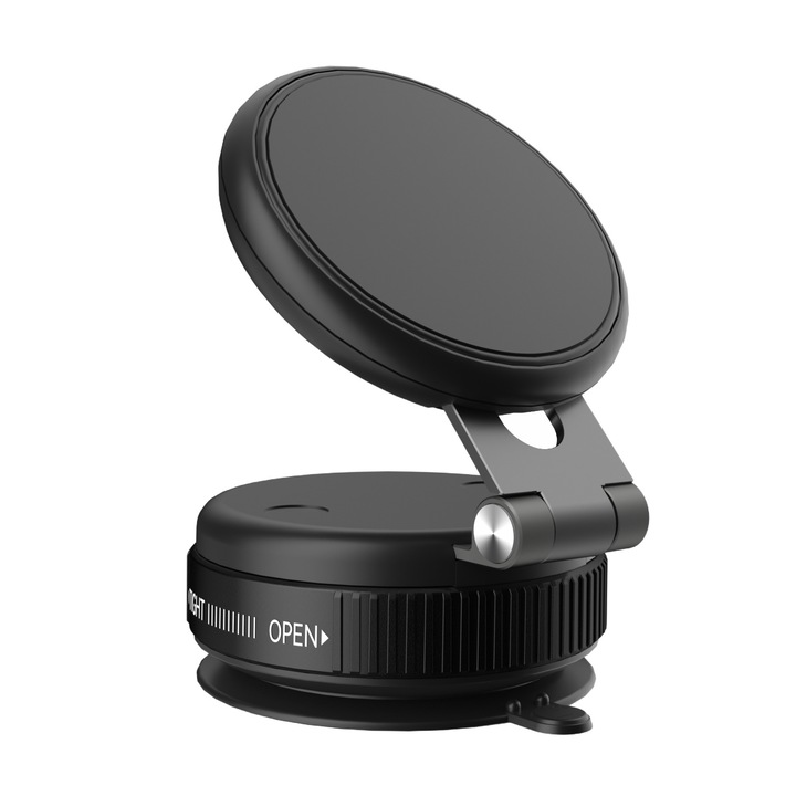 Összecsukható mágneses autós telefontartó – Erős tapadókorong, 360°-os forgatás, kompakt és hordozható