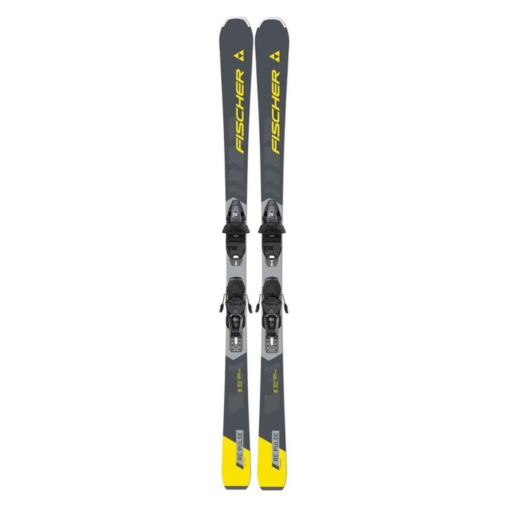 Fischer Pulse SLR PRO sílécek RS 9 GW SLR SMU 2025 kötéssel, sárga, 165cm