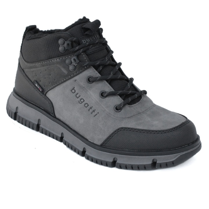 Ghete bărbați Bugatti cu șiret cu efect hidrofug B-TEX 341-AC250-5050-1015 07689 Mărimea 40