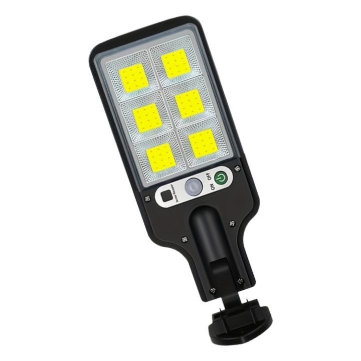 Lampa solara LED cu senzor de miscare si telecomanda, 3 moduri de iluminare, IP44, R2 Invest