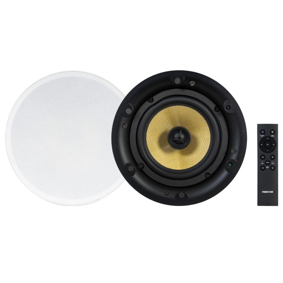 Set boxe incorporate Fonestar KS-08WIFI, 2x25W, Wi-Fi, Bluetooth, 6,5", alb