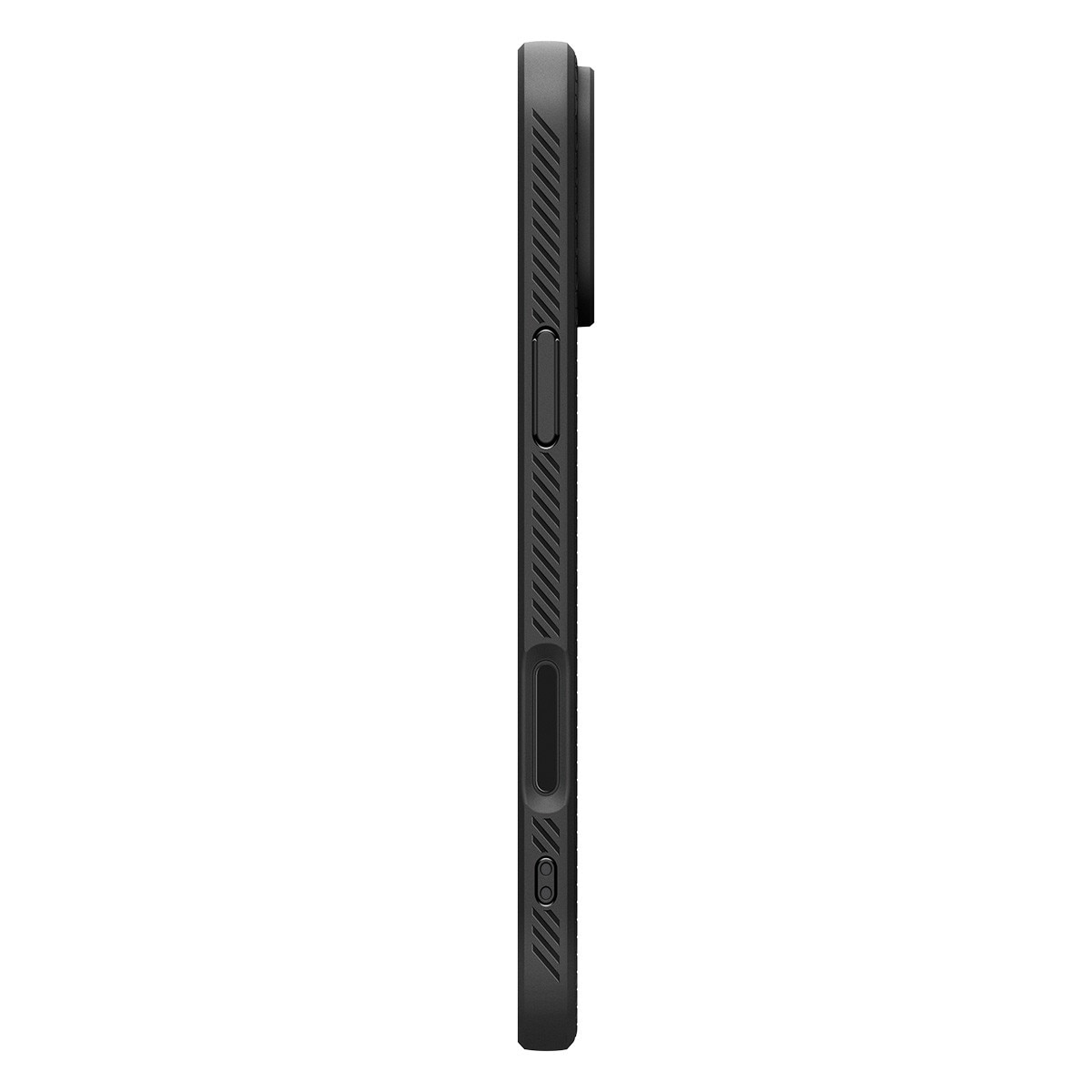 Carcasa Spigen Liquid Air compatibila cu iPhone 17 Pro, Negru