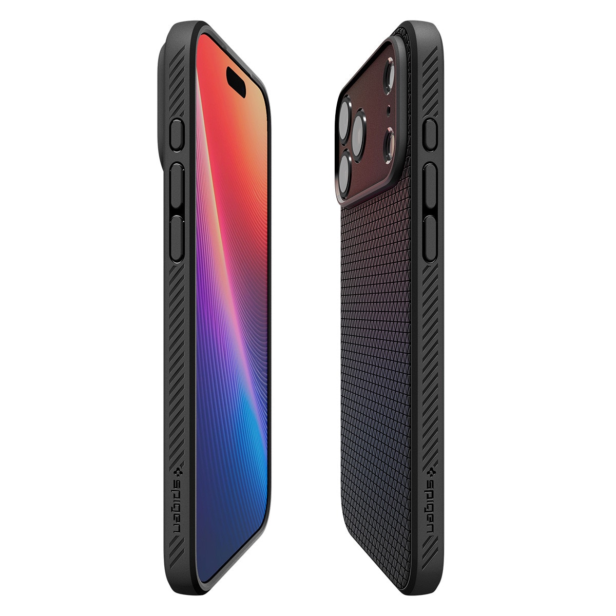 Carcasa Spigen Liquid Air compatibila cu iPhone 17 Pro, Negru