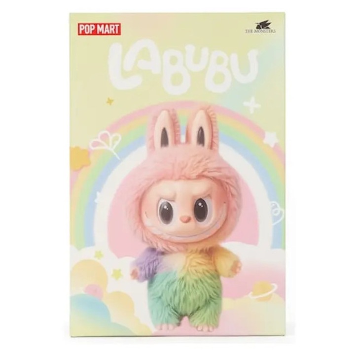 Плюшена играчка Labubu, издание Rainbow