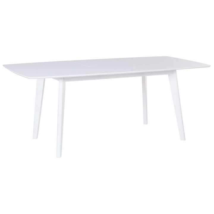 Masa de dining extensibila Sanford Alb 150/195 cm 90 cm